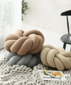 Flower Knot Soft Cotton Knit Pillows