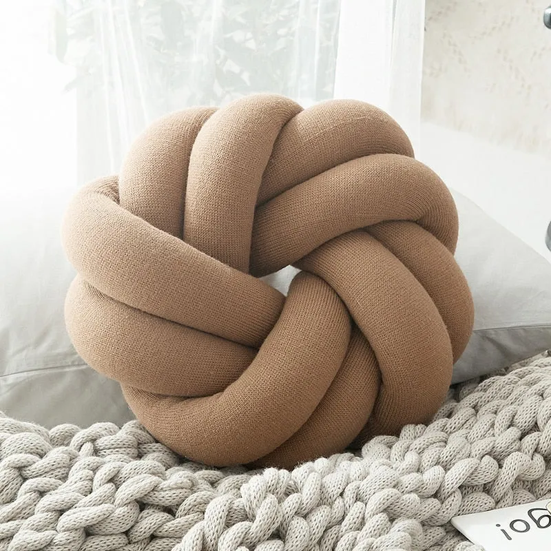 Flower Knot Soft Cotton Knit Pillows - Image 2