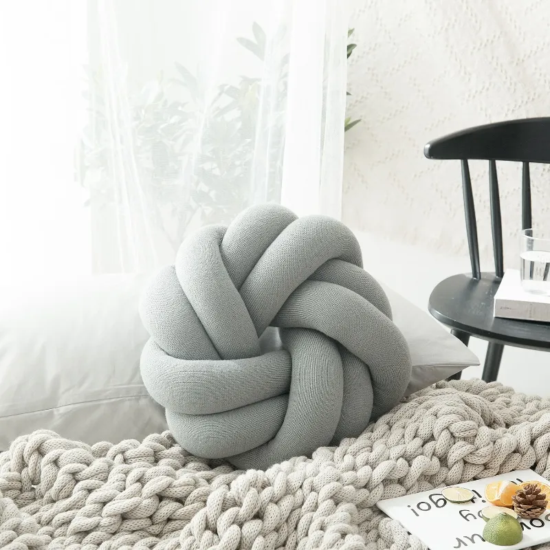 Flower Knot Soft Cotton Knit Pillows - Image 3