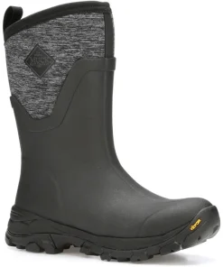 Muck Boots Arctic Ice Mid Wellingtons Black/Jersey Heather