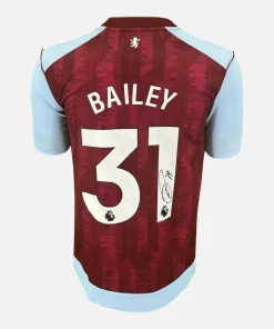 Leon Bailey Signed Aston Villa Shirt 2023-24 Home [31]
