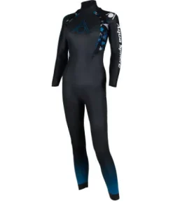 AQUASPHERE WOMENS AQUASKIN FULL - BLACK/TURQUIOSE (SU8410143)