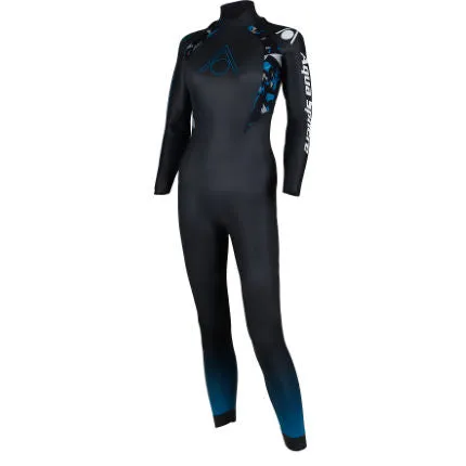 AQUASPHERE WOMENS AQUASKIN FULL - BLACK/TURQUIOSE (SU8410143)