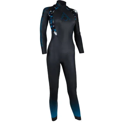 AQUASPHERE WOMENS AQUASKIN FULL - BLACK/TURQUIOSE (SU8410143) - Image 2