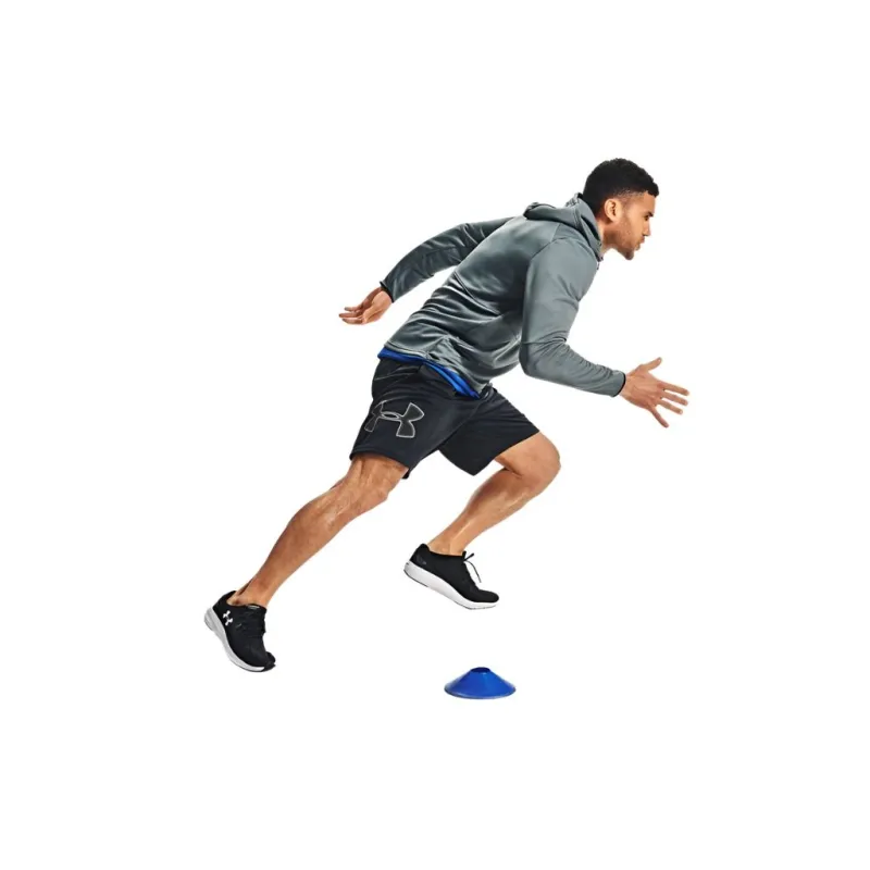 Under Armour Mens UA Tech Graphic Shorts Black - Image 2