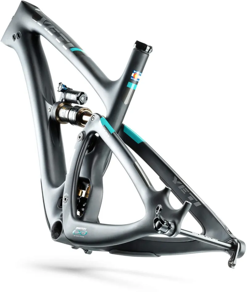 Yeti SB6 C-Series Carbon Full Suspension Mountain Bike Frame 2017 - Grey - Image 3