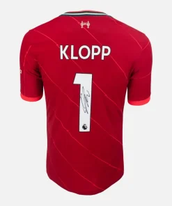 Jurgen Klopp Signed Liverpool Shirt 2021-22 Home [1]
