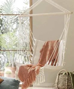 Macrame Hammock Outdoor Garden Swing Chair