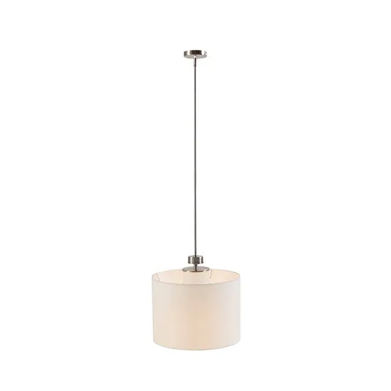 Pacific Metal Pendant with Drum Shade - Image 3