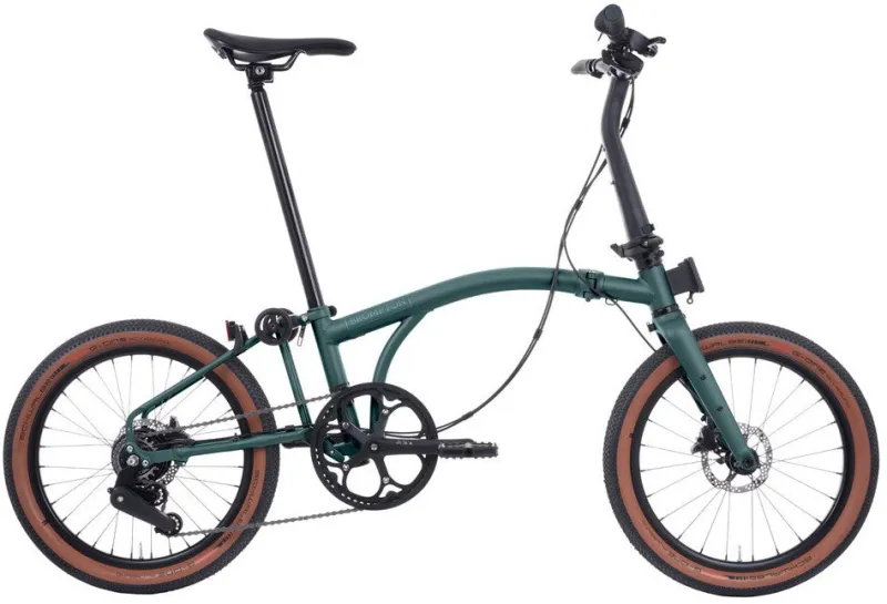 Brompton G Line 8-Speed Folding Bike - Forest Green