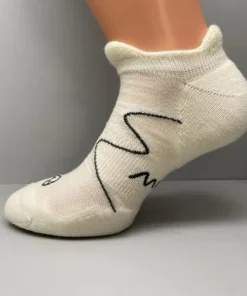 MOGGANS MERINO NO SHOW SOCK - WHITE