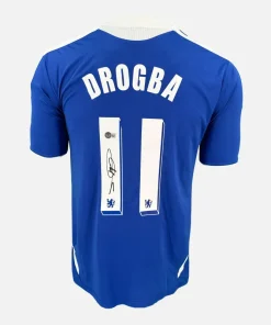 Didier Drogba Signed Chelsea Shirt 2012 CL Final [11]