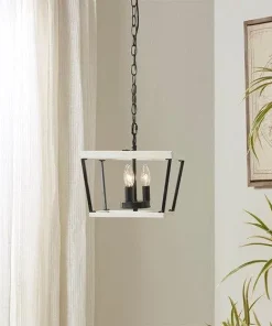 Adele Farmhouse Metal Pendant Lamp