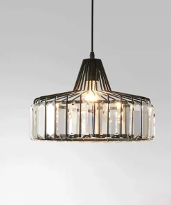 Luxury Contrast Crystal Pendant Light