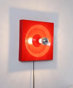 Retro Square Space Age Wall Lamp