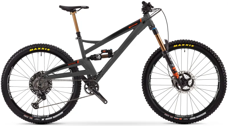 Orange Switch 6 RS Full Suspension Mountain Bike 2022 - Matte Charcoal Grey