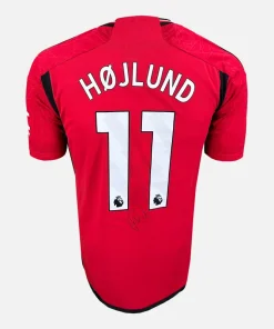 Rasmus Hojlund Signed Manchester United Shirt 2023-24 Home [11]