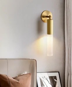 Ripple Drop Tube Wall Lamp