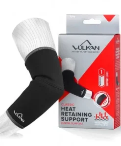 VULKAN NEOPRENE HEATED ELBOW SUPPORT - BLACK