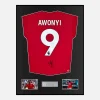 Framed Taiwo Awoniyi Signed Nottingham Forest Shirt Home Red [Classic]