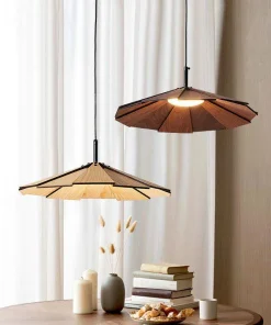 Origami Wood Pendant Lamp