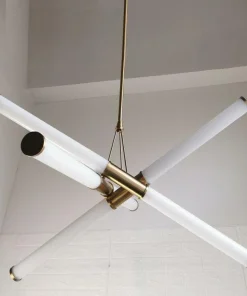 Light Pipe Minimalist LED Chandelier