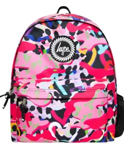 Hype Multi Patterns Badge Backpack