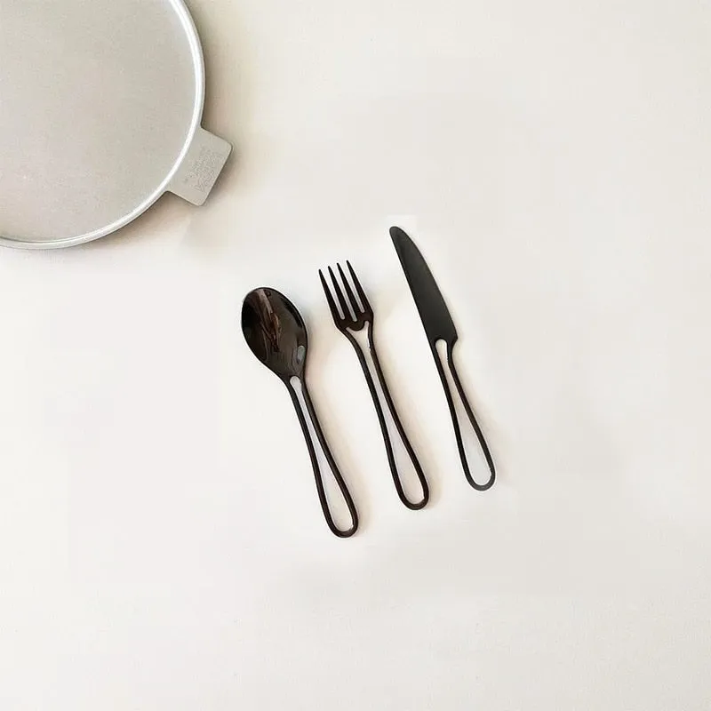 Outline Stainless Steel Cutlery Set - Image 2