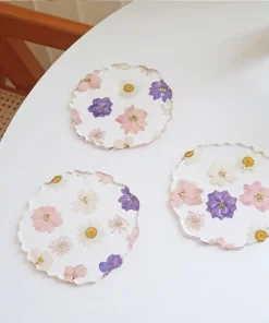 Dry Flower Acrylic Coaster