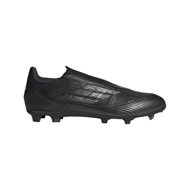 Adidas Football Boot F50 League LL FG/MG Black/Iron Metallic/Gold Metallic - Image 2
