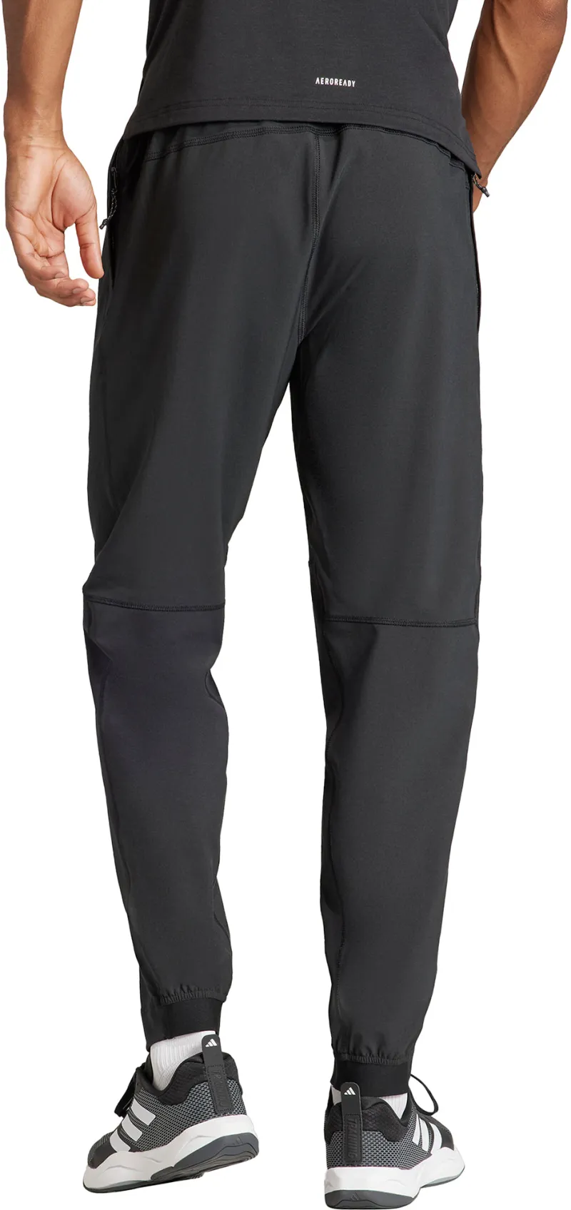 adidas Essentials Mens Training Track Pants - Black - Image 2