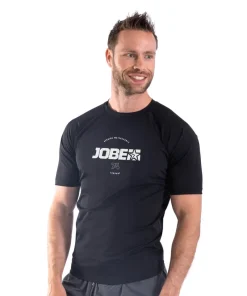 JOBE RASH GUARD SHORTSLEEVE MEN - BLACK