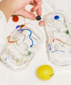 Sugar Coated Confetti Handmade Glass