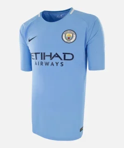 2017-18 Manchester City Home Shirt Centurions [Excellent] L