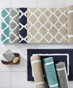 Bittman Reversible High Pile Tufted Bath Rug