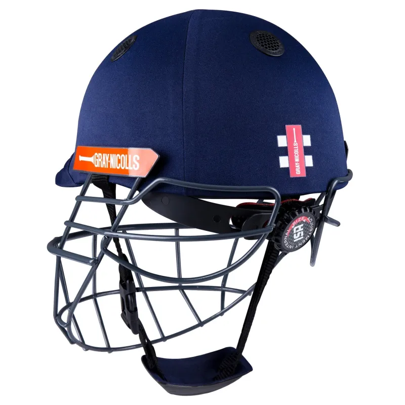 GRAY NICOLLS ATOMIC 360 CRICKET HELMET NAVY - Image 3