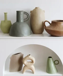 Earth Tones Handmade Ceramic Vase