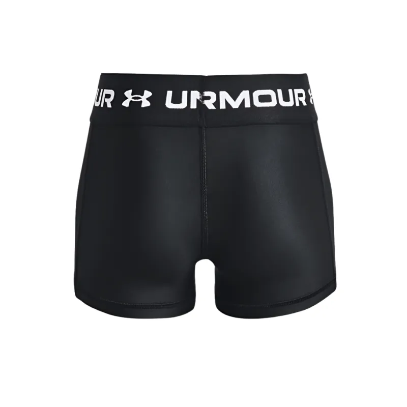 Under Armour Girls Amour Shortly Shorts Black/White - Image 2