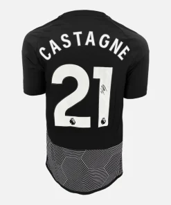 Timothy Castagne Signed Fulham Shirt 2023-24 Third away [21]