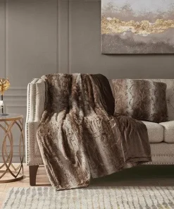 Zuri Faux Fur Square Pillow