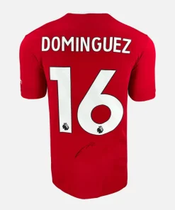 Nicolás Domínguez Signed Nottingham Forest Shirt Red Home [16]
