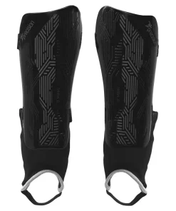 PRECISION ORIGIN.0 FOOTBALL SHIN & ANKLE GUARD - BLACK/BLACK