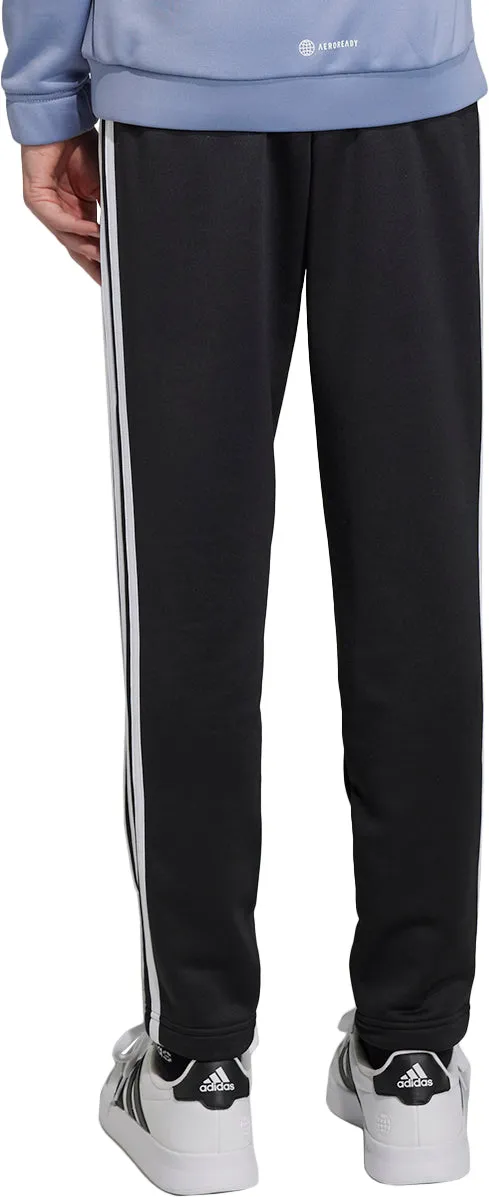 adidas Essentials AeroReady 3 Stripes Junior Training Joggers - Black - Image 2