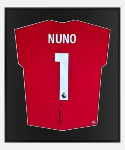 Framed Nuno Espírito Santo Signed Shirt, Nottingham Forest Manager [Lite]