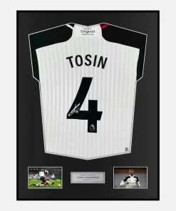 Framed Tosin Adarabioyo Signed Fulham Shirt 2023-24 Home [Classic]