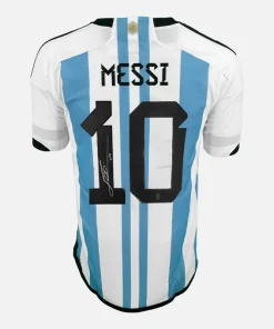 Lionel Messi Signed Argentina Shirt 2022 World Cup Qatar [10]