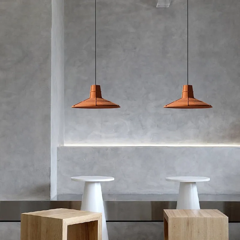 Terracotta Hut Cement Pendant LED Light - Image 2