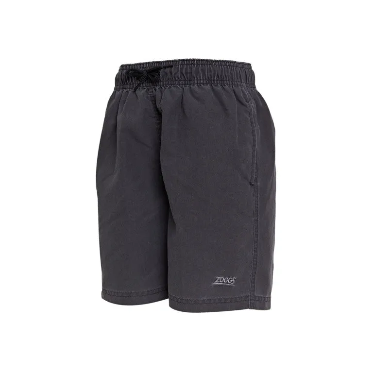 ZOGGS BOYS MOSMAN WASHED 15' SHORT - CHARCOAL