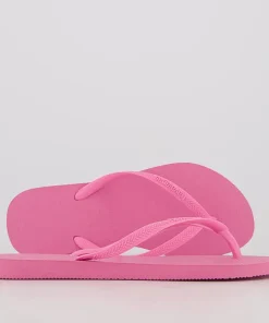 HAVAIANAS WOMENS SLIM FLIP FLOPS - CRYSTAL ROSE