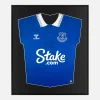 Framed Doucoure Signed Everton Shirt, Home [Lite]